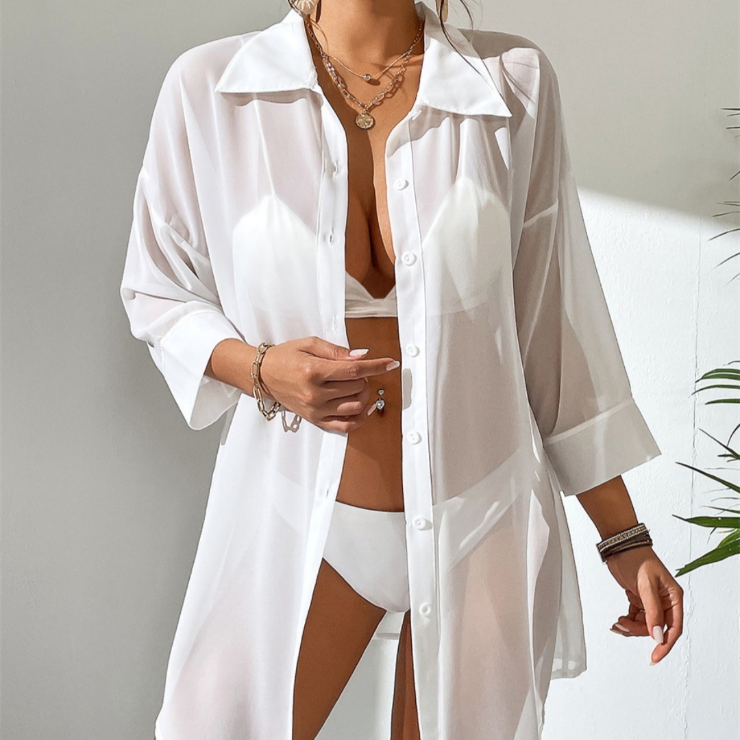 Blusa Polo de Gasa para Mujer – Image 4