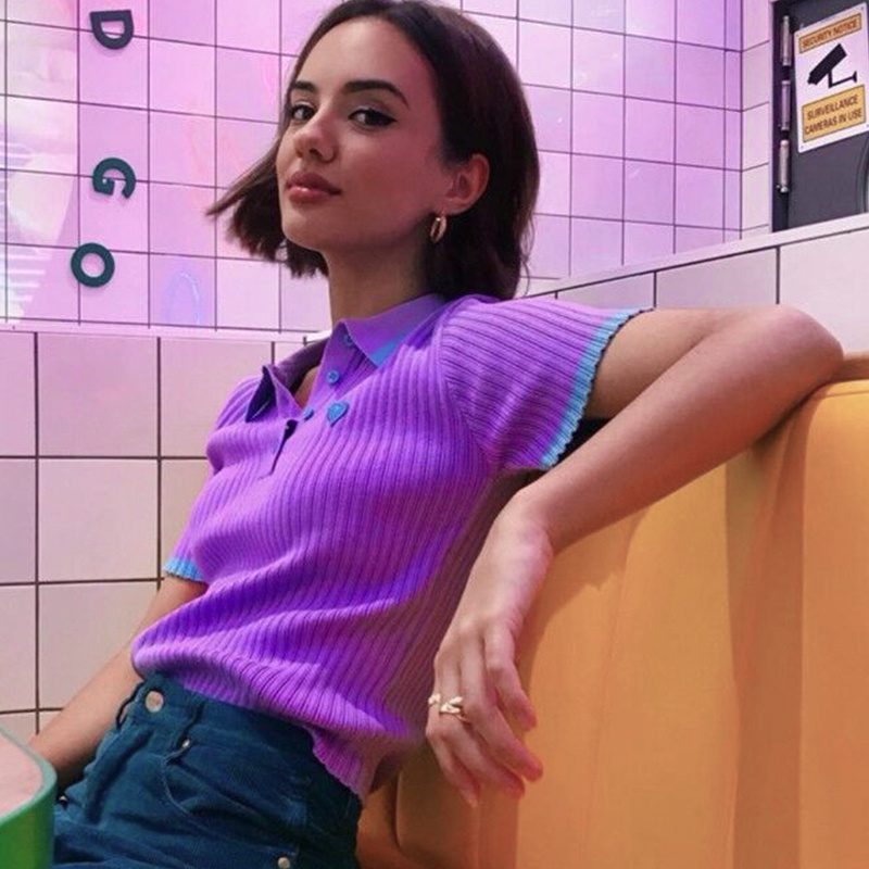 Camiseta Retro de Punto – Manga Corta – Image 2