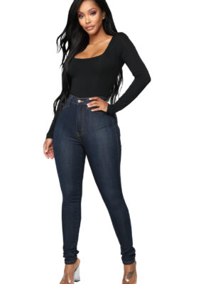 Jeans de Cintura Alta para Mujer