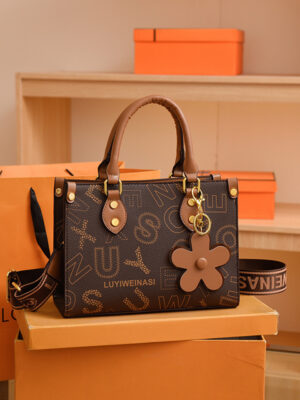 Bolso bandolera de hombro para mujer con estampado retro