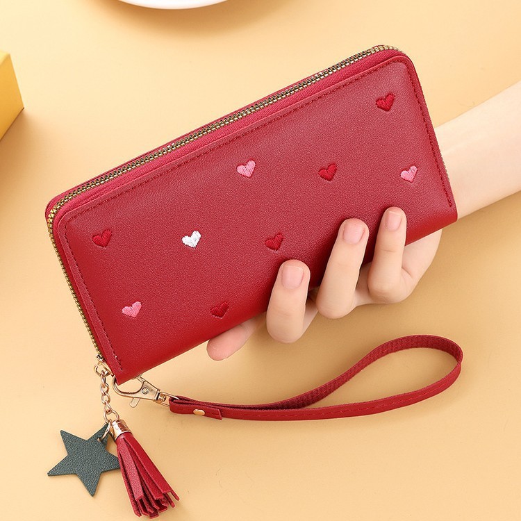 Billetera Larga Mini Bordada de Estilo Cute para Mujer – Image 4