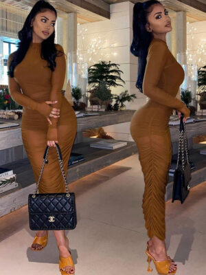 Vestido de malla para mujer