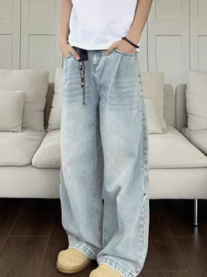 Jeans Clásicos Lavados para Hombre – Estilo Casual y Versátil