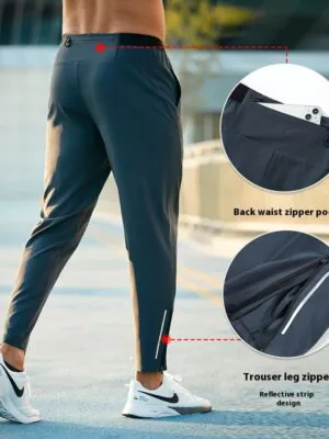 Pantalon de sport homme style américain : respirant, léger et séchage rapide