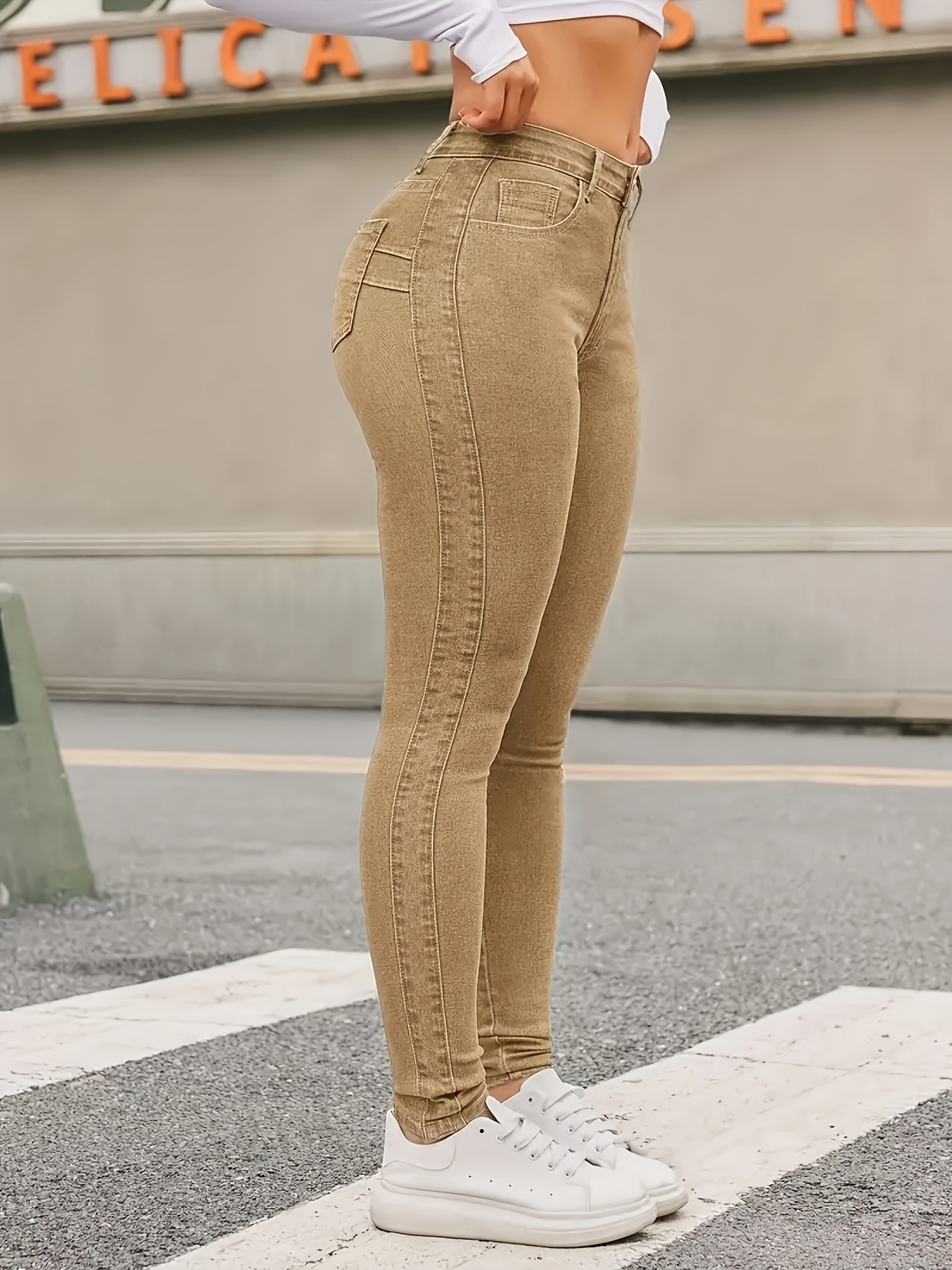 Jeans Skinny Stretch para Mujer Estilo Europeo y Americano – Image 5