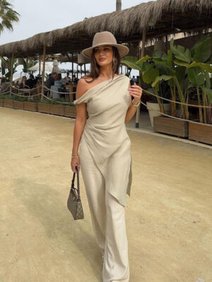 Top sin Mangas – Color Caqui