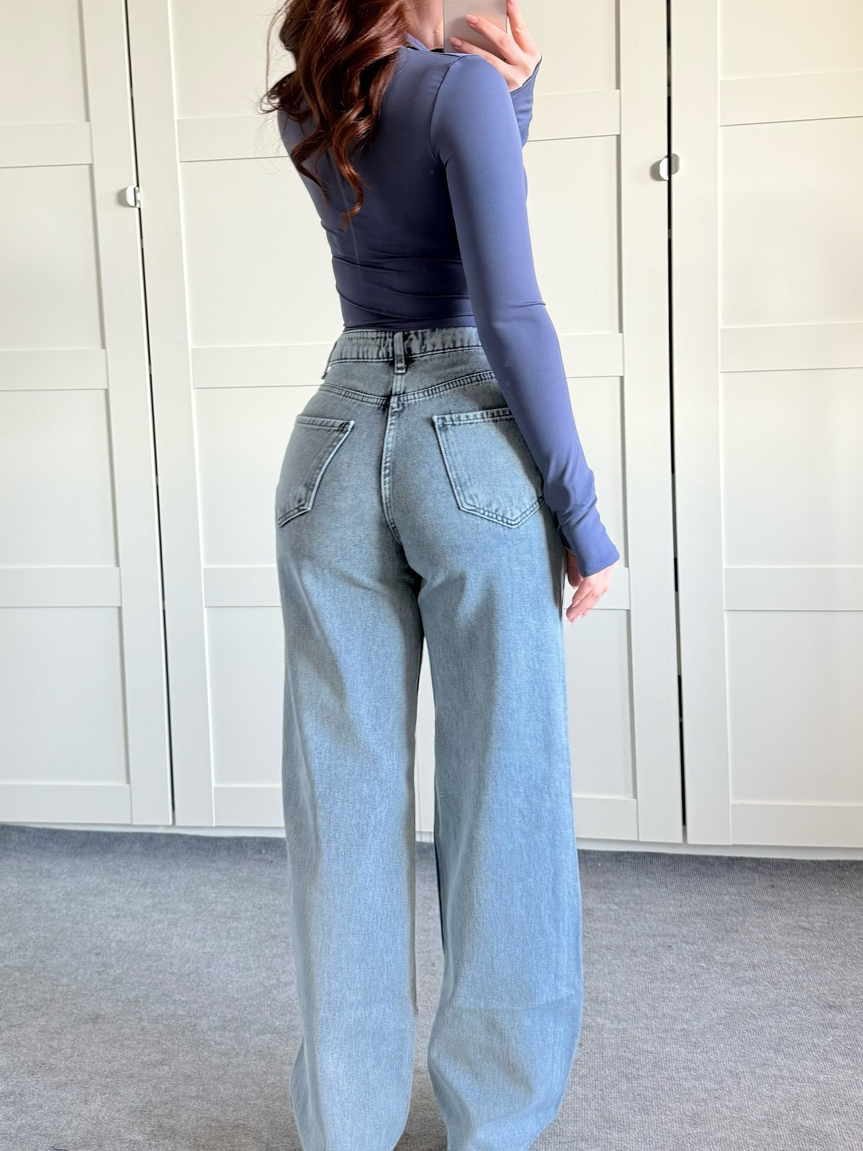 Jeans Elegantes Relajados con Lazo – Image 4